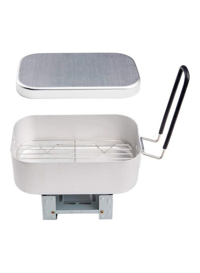 واي آند دي علبة غداء للتخييم والسفر في الأماكن الخارجية فضي 22 x 11 18سم - Image 1