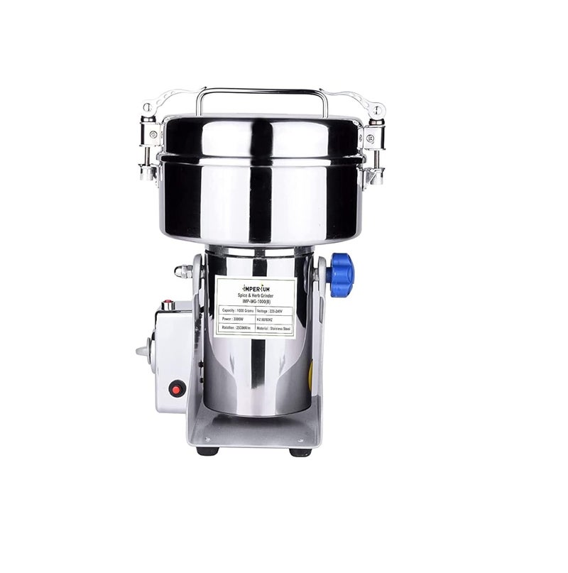 IMPERIUM IMPERIUM® Effortless Spice Mastery: Stainless Steel 3000Watt 1000grams Portable Spice Grinder Machine with 1-Year Warranty  - Image 1