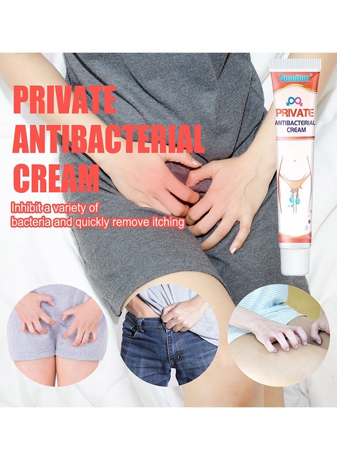 سوميفون كريم مضاد للحكة خاص ، أجزاء خاصة للإناث مرهم كريم مضاد للحكة لإزالة الحكة رائحة غريبة التهاب الجلد ، كريم علاج الحكة الأنثوية للرعاية الصحية - Image 4
