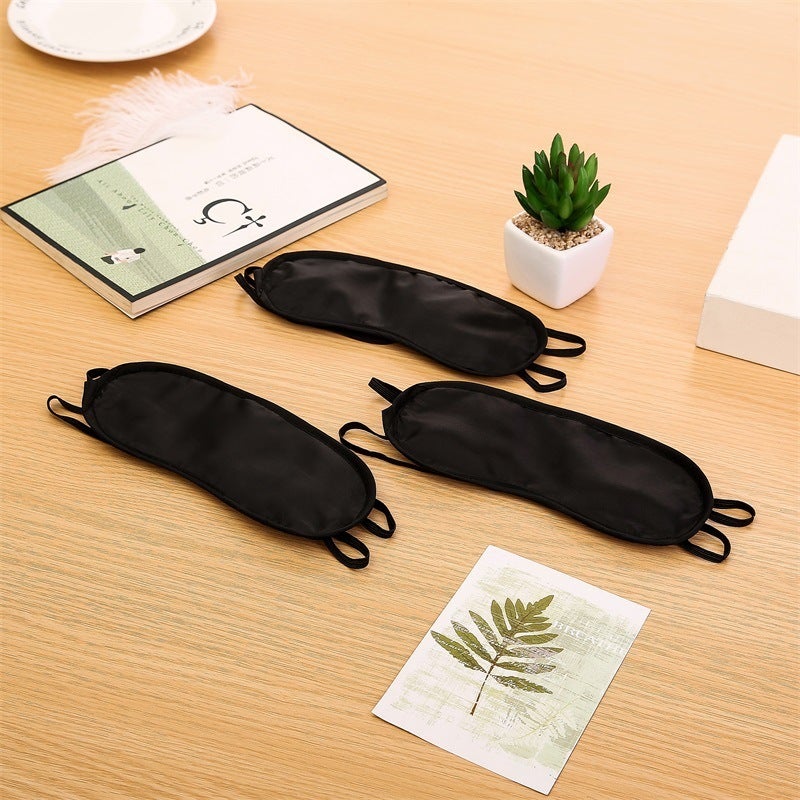 Hotel room disposable blindfold aviation blindfold, activity game black blindfold - Image 2