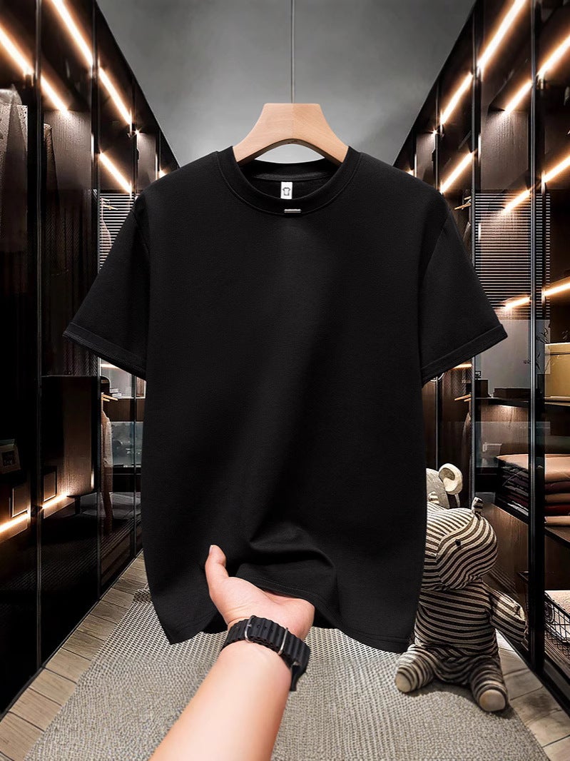 Short-Sleeved Boys Summer T-Shirt New American Summer Trendy Brand Half-Sleeved Loose Heavyweight Casual Tops Sports T-Shirt - Image 5