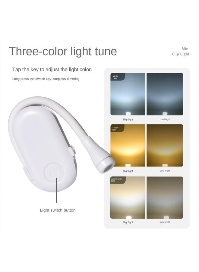 الأزرق جي دبليو مصباح طاولة صغير جديد USB قابل للشحن محمول مقرب للقراءة مزدوج الاستخدام LED ضوء الليل هدية إبداعية - Image 4