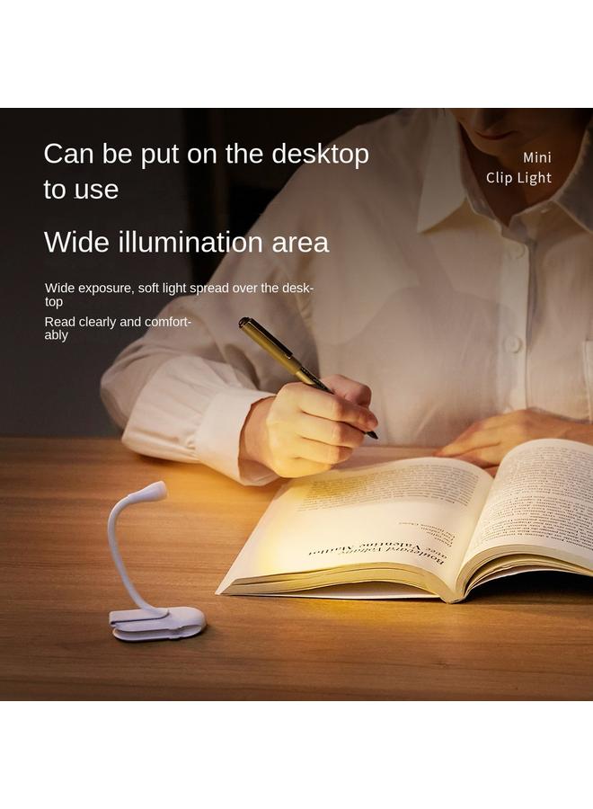الأزرق جي دبليو مصباح طاولة صغير جديد USB قابل للشحن محمول مقرب للقراءة مزدوج الاستخدام LED ضوء الليل هدية إبداعية - Image 3
