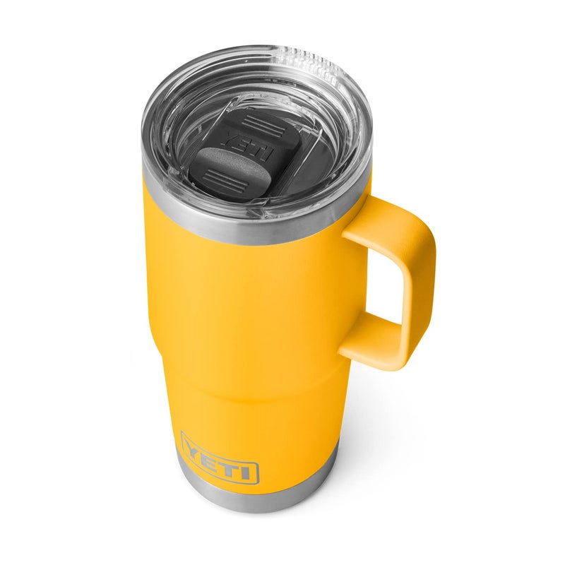 YETI Stainless Steel Rambler Travel Drinking_Cup, Vacuum Insulated with Stronghold Lid, 20 Ounces, Alpine Yellow - Image 1