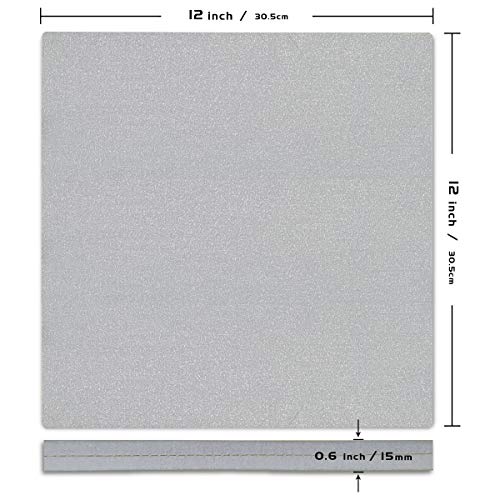 ReArt Easy Heat Press Mat 12x12 with Teflon Sheets 12x16 Inch 3 Pack - Image 2