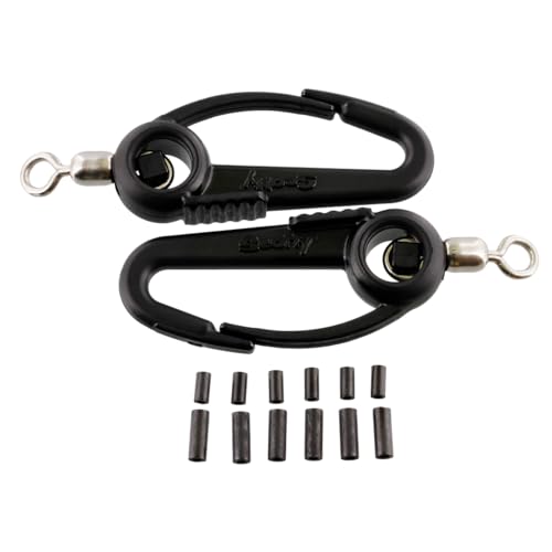 Scotty #1009 Two Lead Weight Swivel Hooks and 6 Wire Joining Connectors - Image 1