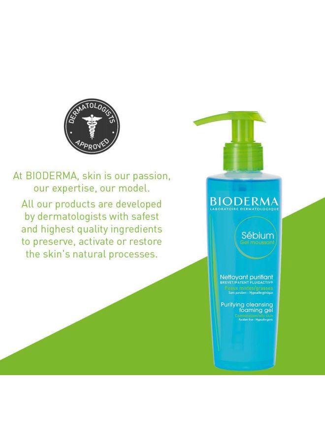 Bioderma Sebium Gel Moussant Purifying Foaming 500ml - Image 4
