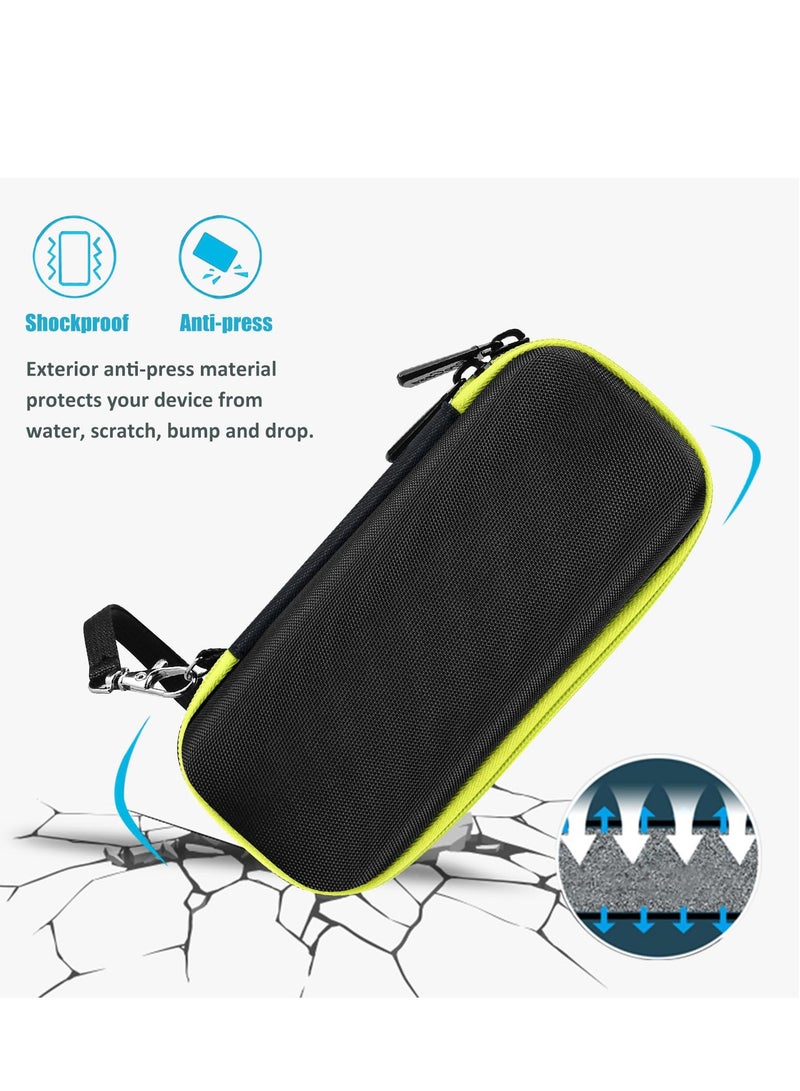 VIUAUAX Hard Case for Philips Norelco OneBlade QP2520 QP2530 QP2620 QP2630, Travel Organizer Carrying Bag for Philips Norelco One Blade Hybrid Electric Trimmer and Shaver -Green  - Image 4