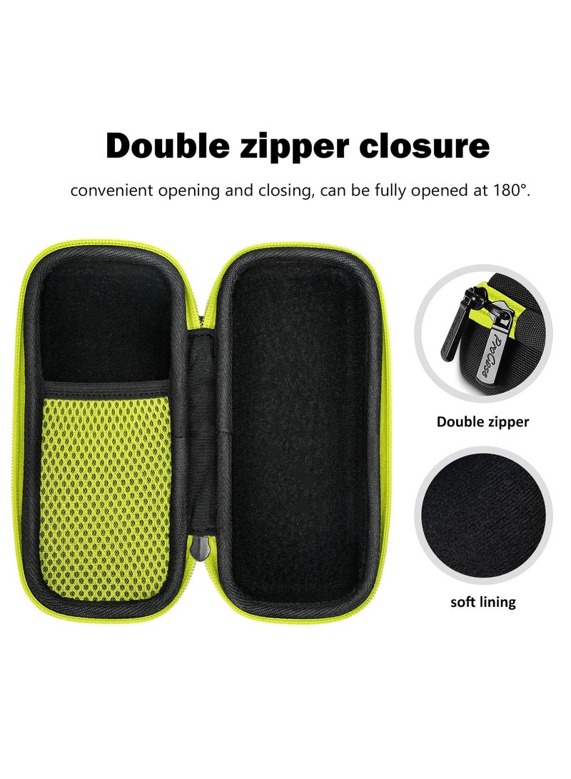 VIUAUAX Hard Case for Philips Norelco OneBlade QP2520 QP2530 QP2620 QP2630, Travel Organizer Carrying Bag for Philips Norelco One Blade Hybrid Electric Trimmer and Shaver -Green  - Image 5