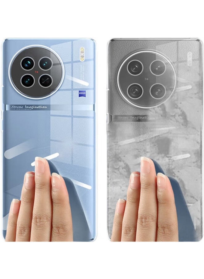 Koolife Phone Case For Vivo X90, Protective Cover For Vivo X90S, Full Lens Protection, Simple Skin-Friendly Transparent Soft Case, Fingerprint-Resistant Outer Back Cover - Image 3