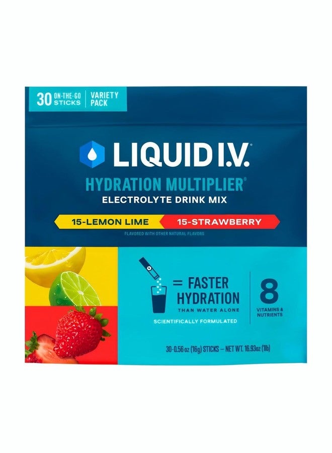 Liquid I.V. Hydration Multiplier Electrolyte Drink Mix, Variety, 0.56 Oz, 30 Ct - Image 2