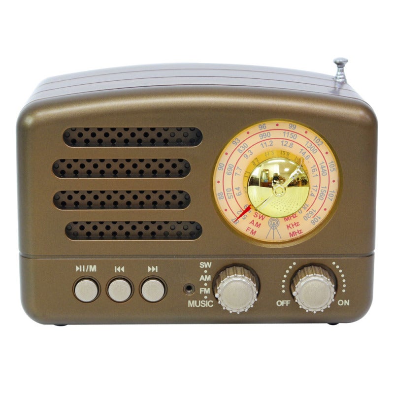 راديو محمول صغير USB BT M-160BT / مكبر صوت بلوتوث محمول / راديو ريترو / راديو عتيق - Image 1