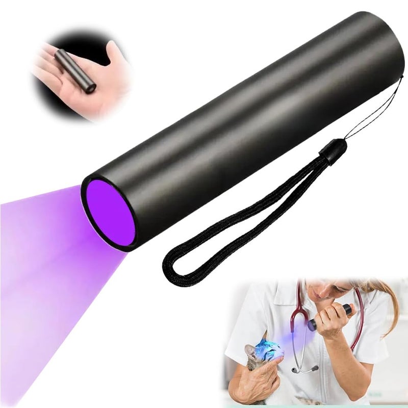 MULZI Rechargeable UV Torch Light 395 NM LED Ultraviolet Torch Black Light UV Lamp for Pet Dog Urine Detection Fluorescent Detection Resin Curing Woods Flashlights - Image 1