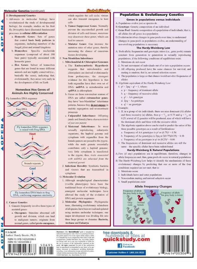 null - QuickStudy Genetics - Image 1