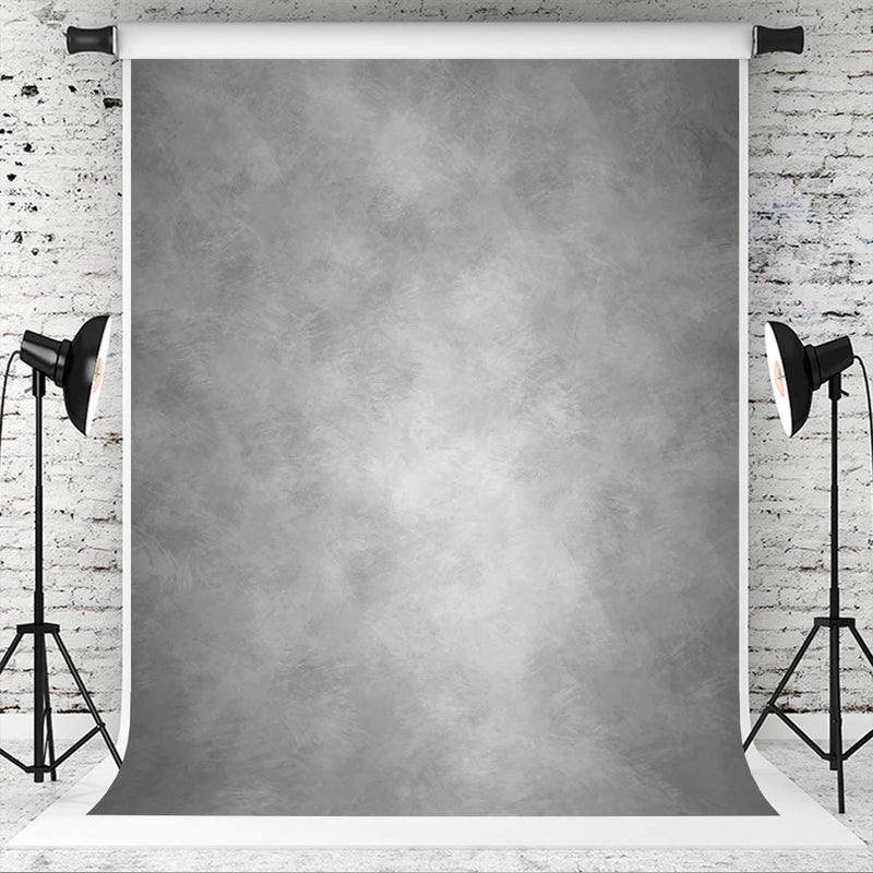 Kate 65ftW x10ftH Light Gray Backdrop Photography Gray Abstract Texture Professional Portrait Background Photography Photography Studio Props Photos Videos