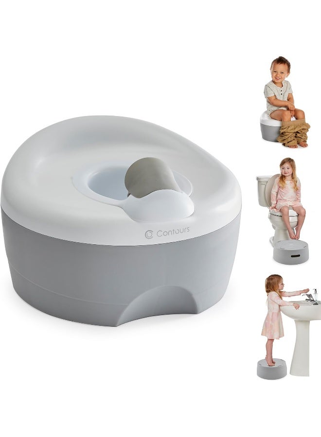 Contours Bravo 3-In-1 Potty (Up To 40Lbs) - Gray - Image 1