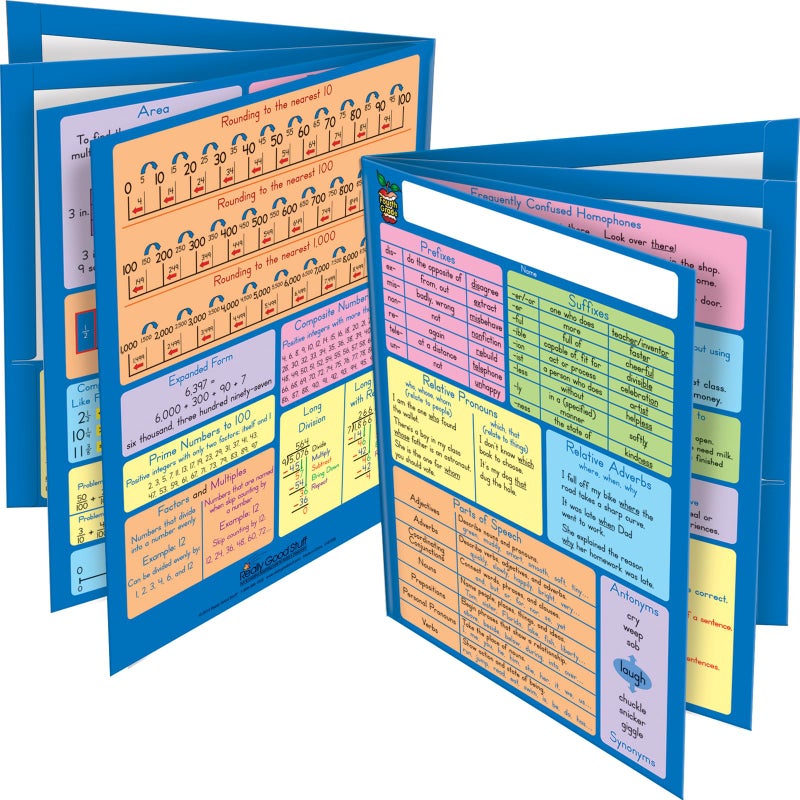 Really Good Stuff Common Core Resource Folders - Fourth Grade - 12 folders - Image 1