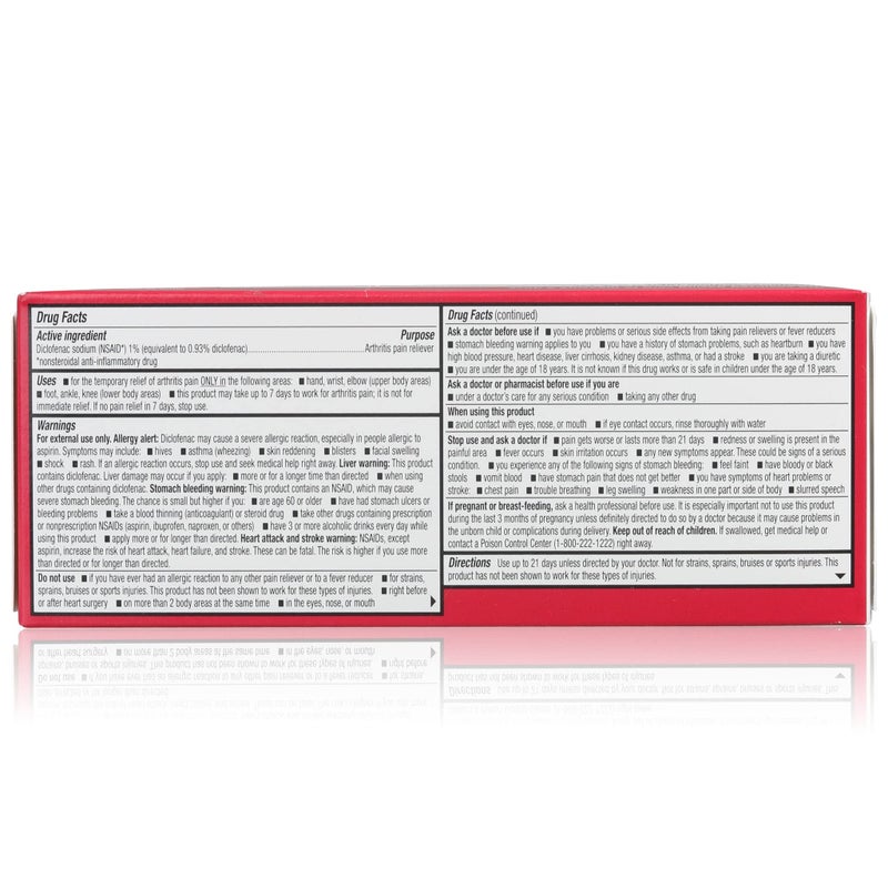 Leader Diclofenac Sodium Topical Arthritis Pain Relief Gel Tube, Powerful Anti-Inflammatory Gel (Compare to Voltaren), 5.30 Ounce, Pack of 2 - Image 2