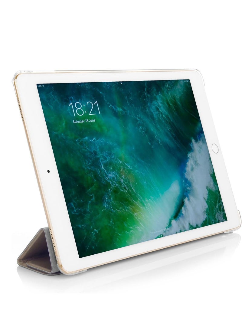 Pipetto New 2017 iPad 10.5" Origami Case -Champagne Gold & Clear - Image 3