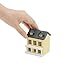 Cutemini Miniature Cottage for Dollhouse Accessories Desktop Decor Wooden Mini House Storage Decoration Ornament Nice Present for Miniature Lovers Yellow - Image 2