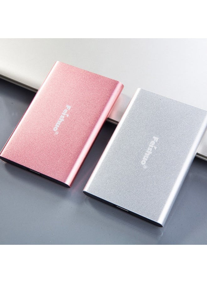 Generic Feishuo Mobile Hard Disk 500G 1T 2T Metal Portable Gift High-speed 3.0 Wholesale-Capacity:2TB-Interface:Usb Blue  - Image 5