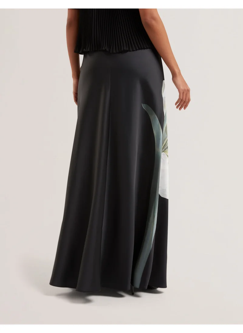 تيد بيكر Zionna Satin Printed Maxi Skirt