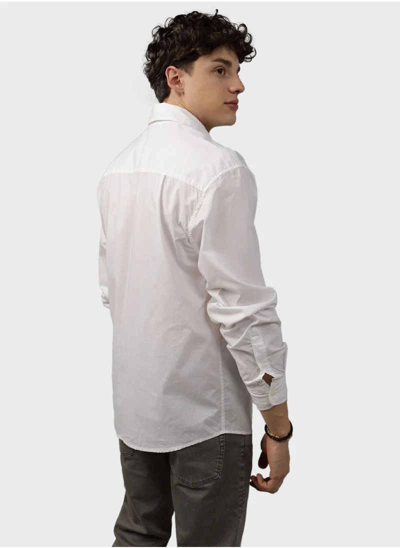 American Eagle Front Pocket Relaxed Fit Shirt