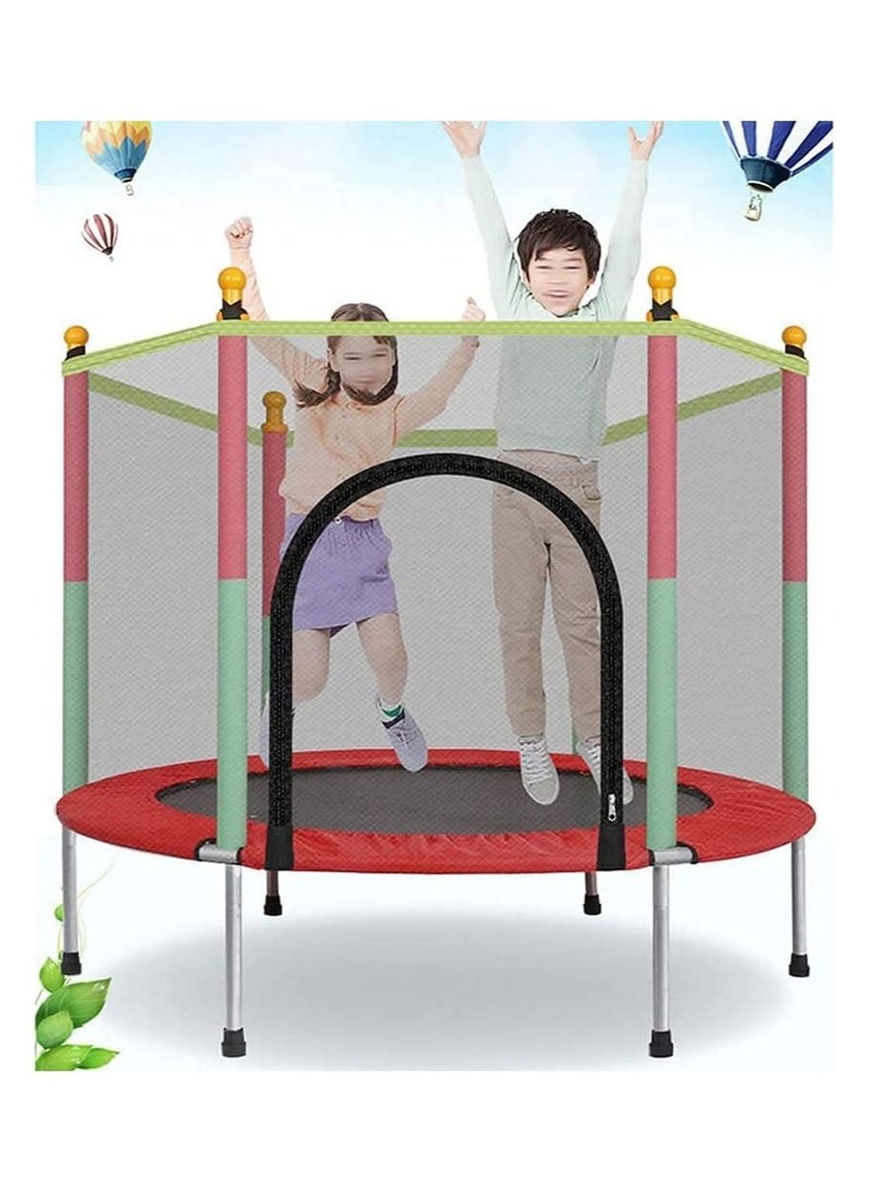 DubaiGallery Trampoline with Protection Net Adult Children Jumping Bed Enclosure Outdoor Trampolines Workout Fitness Equipment  - Image 2