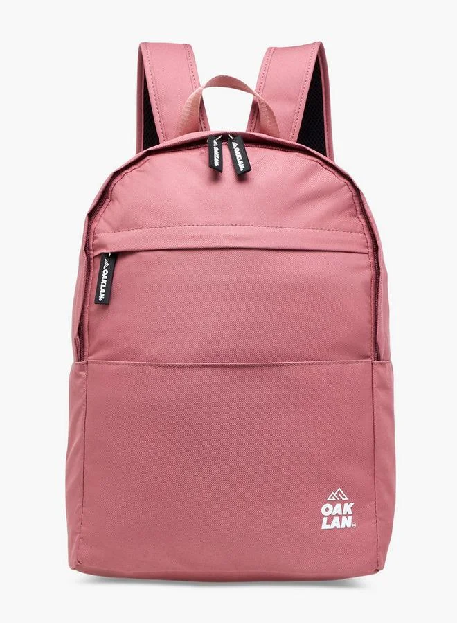 Oaklan By Shoexpress Logo Print School Backpack With Adjustable Straps - 30X16X42 Cm