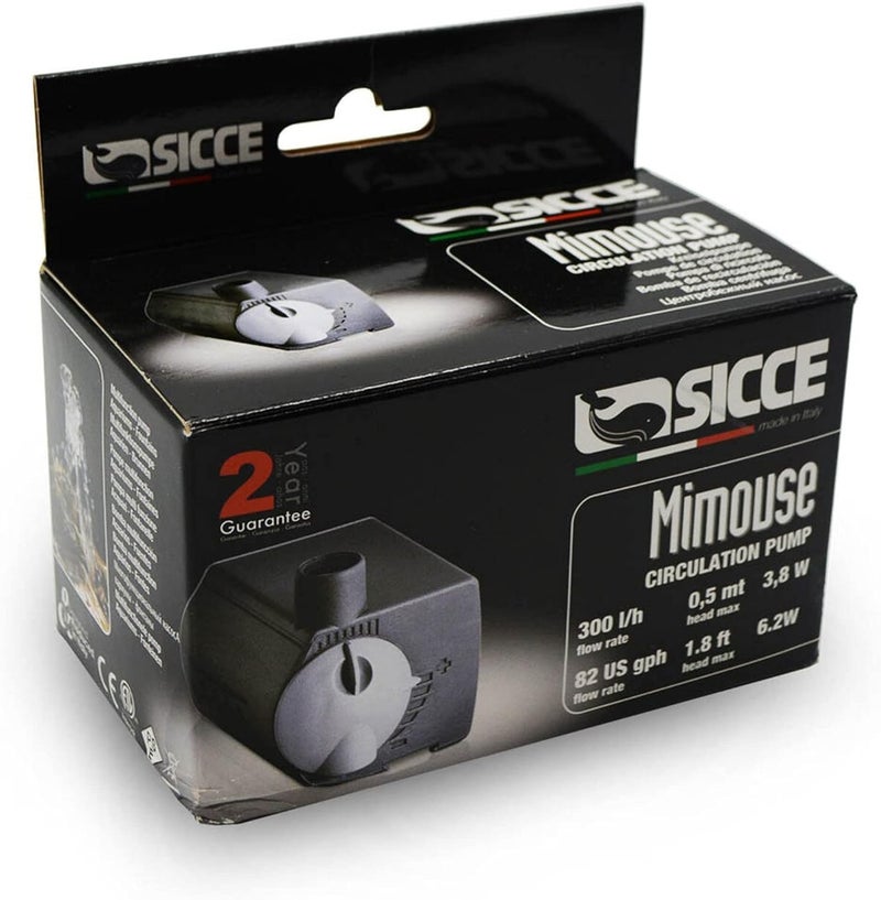 SICCE MICRA Compact Aquarium Pump, 90 GPH, for submerged use in freshwater and saltwater - Image 3