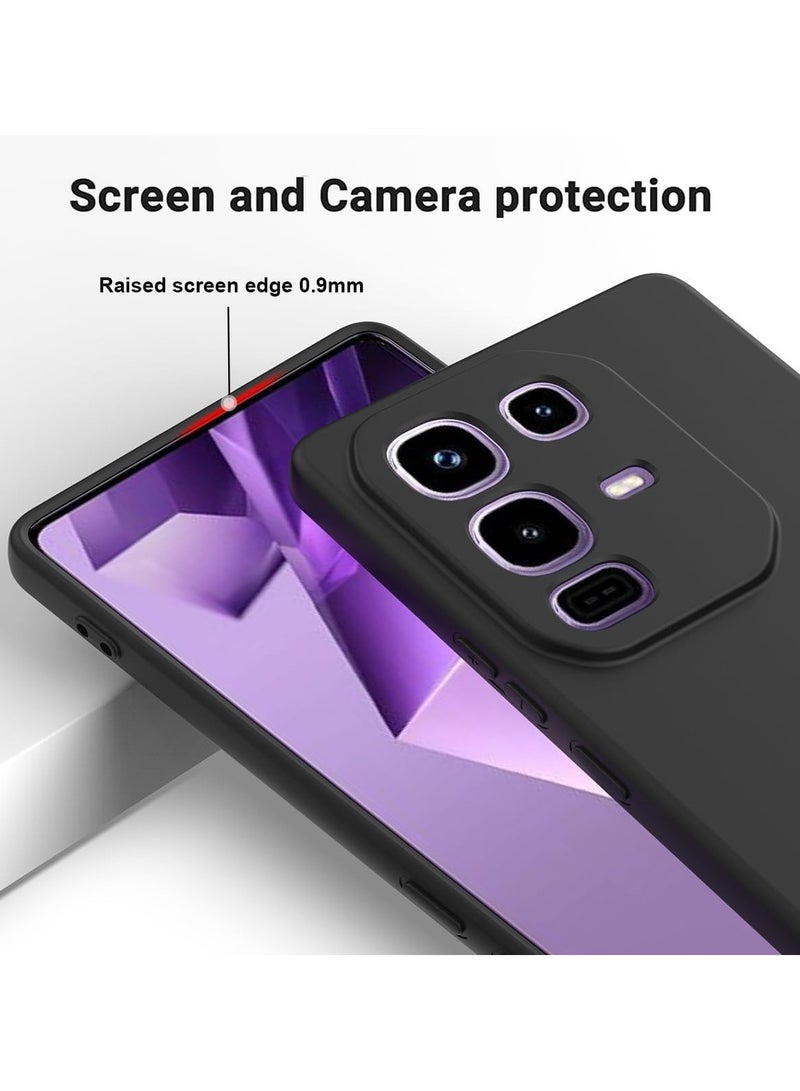 general Silicone Case Compatible Infinix Note 50 Pro 4G, Liquid Silicone TPU Soft Case Cover with Lanyard, Shock and Drop Protection Case - Image 3