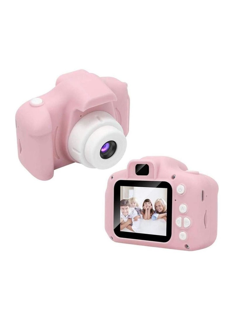 Kids Toy Digital Camera Gifts for Child Girls Boys,Mini Rechargeable Children Shockproof Digital Camcorders Little Kid Toys Gift -Pink