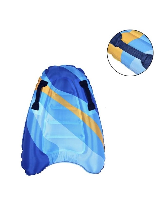 GGEROU - Inflatable Surf Body Board,Inflatable Surfboard Kickboard with Handles Foldable Swimming Pool Floating Pad for Both Adults Beginner and Childs Portable Boogie Boards - Image 1