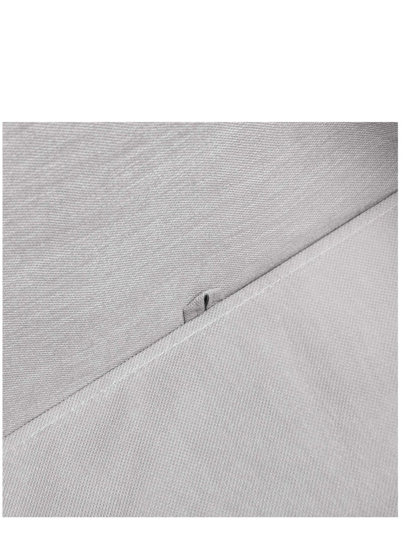 Collapsible Fabric Storage Cubes with Oval Grommets 6-Pack Light GreyC - Image 4