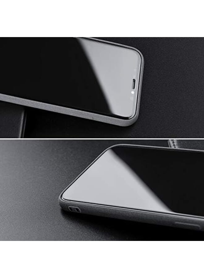 كول بيبي واقي شاشة لهاتف آيفون X سهل التركيب ثلاثي الأبعاد منحني مضاد للفقاعات فائق الدقة من الزجاج المقوى واقي شاشة مناسب لهاتف آيفون X Xs مقاس 5.8 بوصة أسود - Image 3