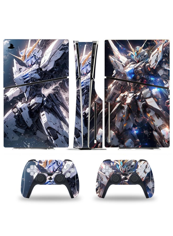 Loquat PS5slim Optical Drive Version PS5SLIM Digital Version Pain Sticker PlayStation5 Game Machine Frosted Handle Sticker-Color:Ps5slim Optical Drive--15 - Image 2