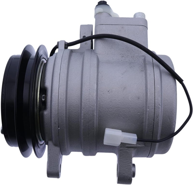AIVWUMOT AC A/C Compressor SP10 1GRV 12Volt for Mahindra Tractor 4510 5010 2538 - Image 1