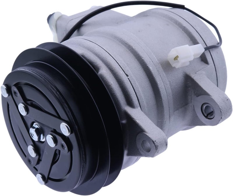 AIVWUMOT AC A/C Compressor SP10 1GRV 12Volt for Mahindra Tractor 4510 5010 2538 - Image 3