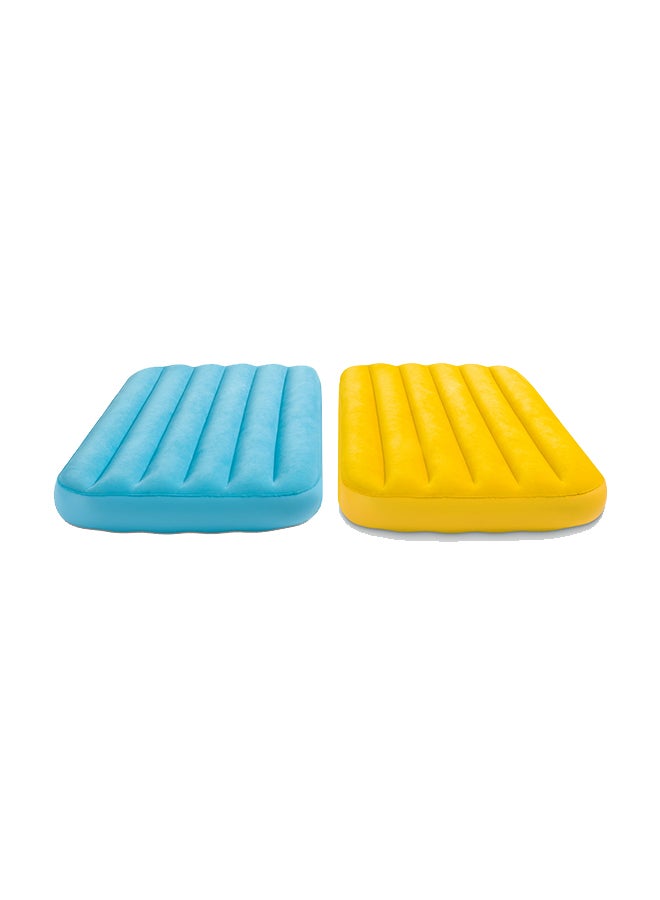 INTEX 1 Piece Cozy Kids Airbed - Color May Vary plastic Assorted 88x157x18cm - Image 1