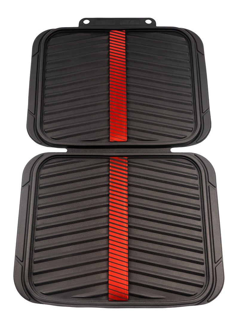 Red Bull Red Bull Racing Oracle Universal car mats set Heavy Duty 4 piece set Black/Red  - Image 4