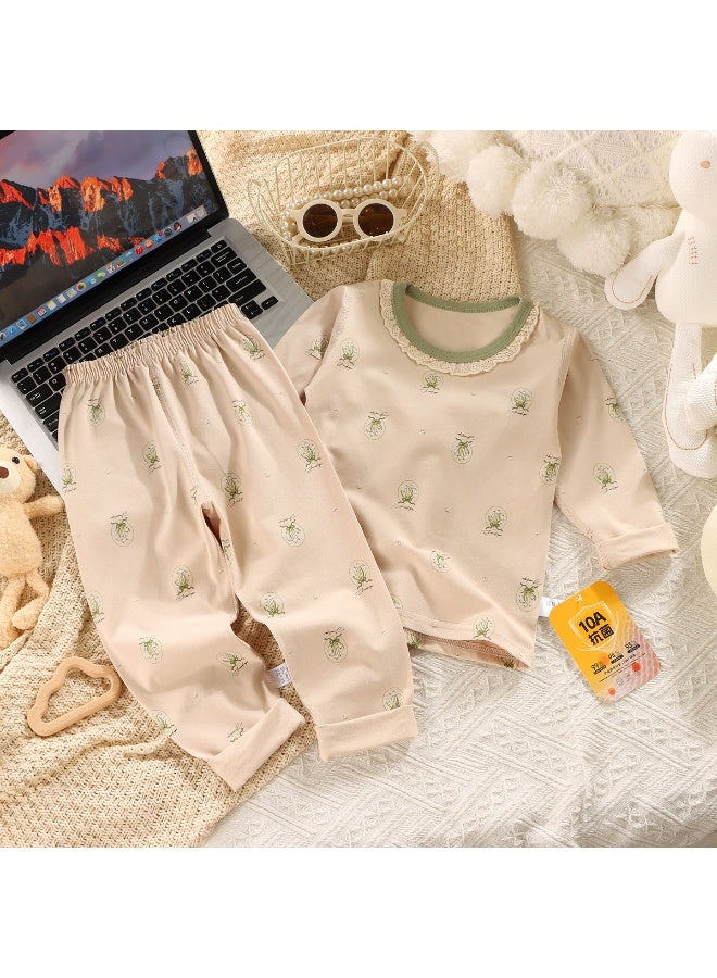 ชุด المنزل الكرتوني للأطفال من القطن الخالص