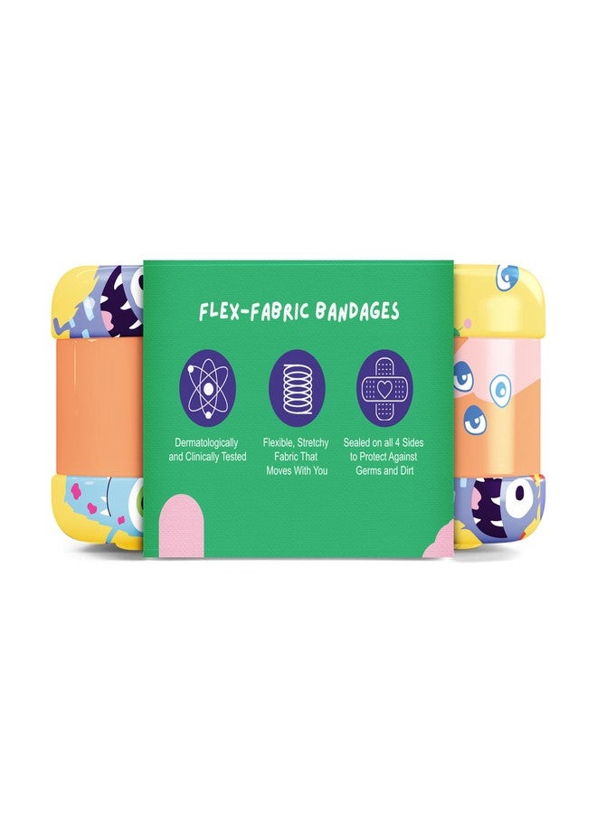 Ouchie NEW Flex-Fabric Bandages, Assorted Sizes in LIMITED EDITION Reusable Tin Box - 48 Count - Image 3