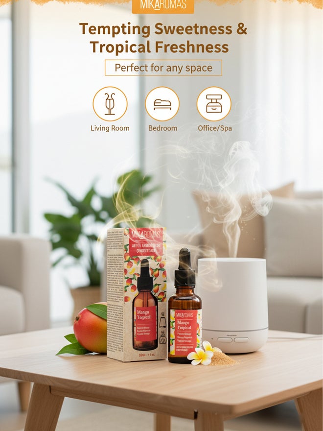 ميكارومس زيت عطري - رائحة المانجو الاستوائية، 30 مل - Image 2
