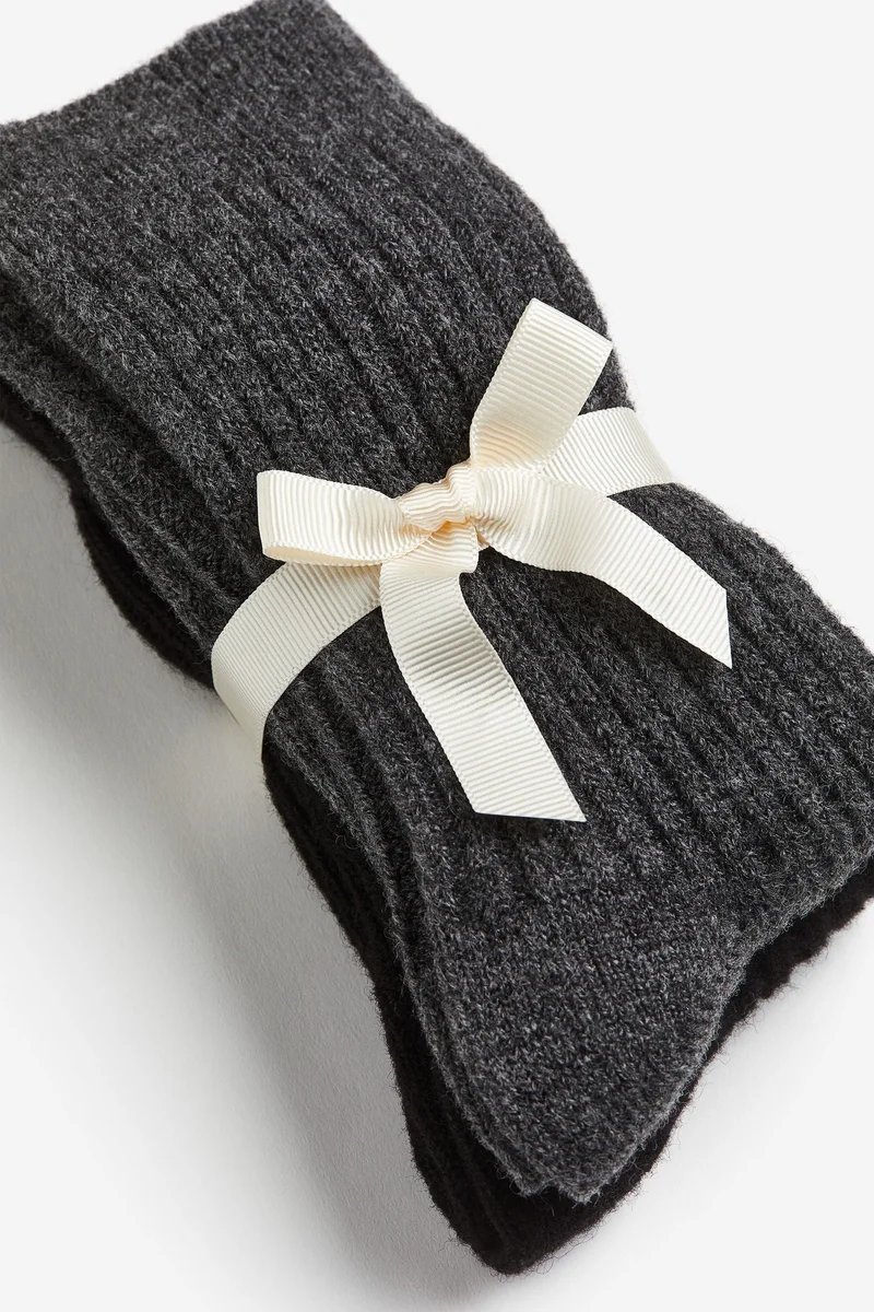 H&M 2-Pack Wool-Blend Socks
