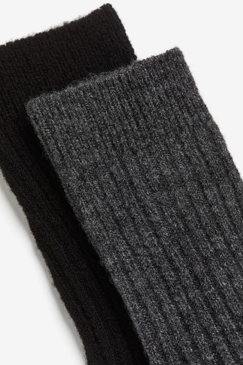 H&M 2-Pack Wool-Blend Socks