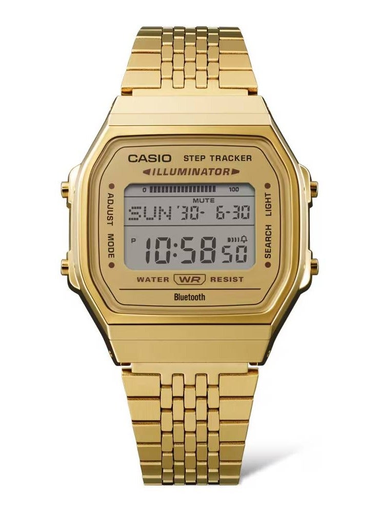 CASIO ساعة تتبع الخطوات بلوتوث عتيقة من الفولاذ المقاوم للصدأ ABL-100WEG-9A - Image 2