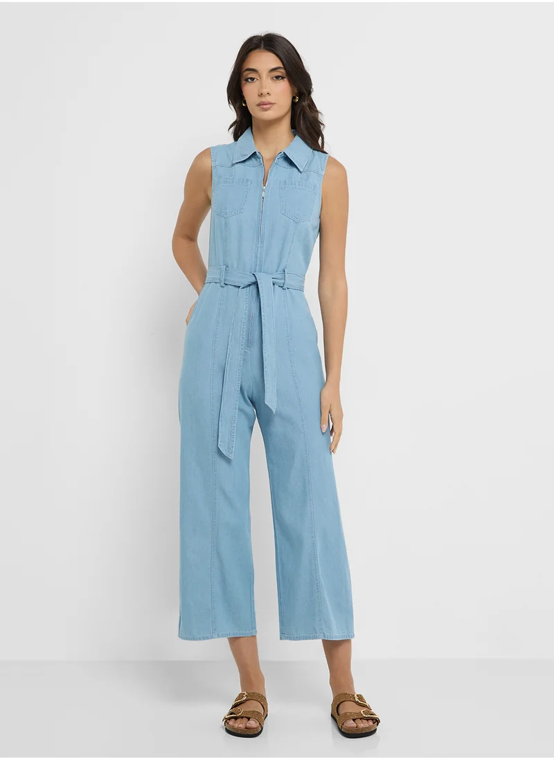 مانجو Belted Jumpsuit