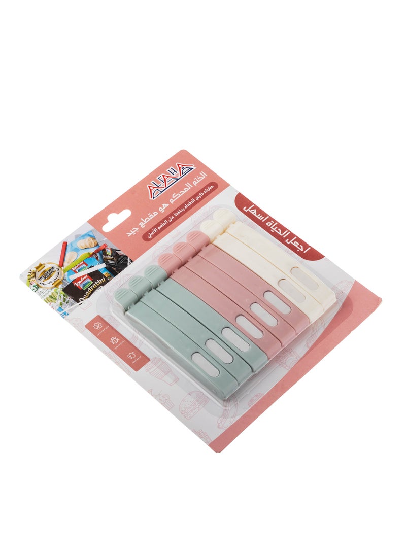 ALFAHA - Food bag clip preserves the original taste, multi-use, 8 pieces - Image 1