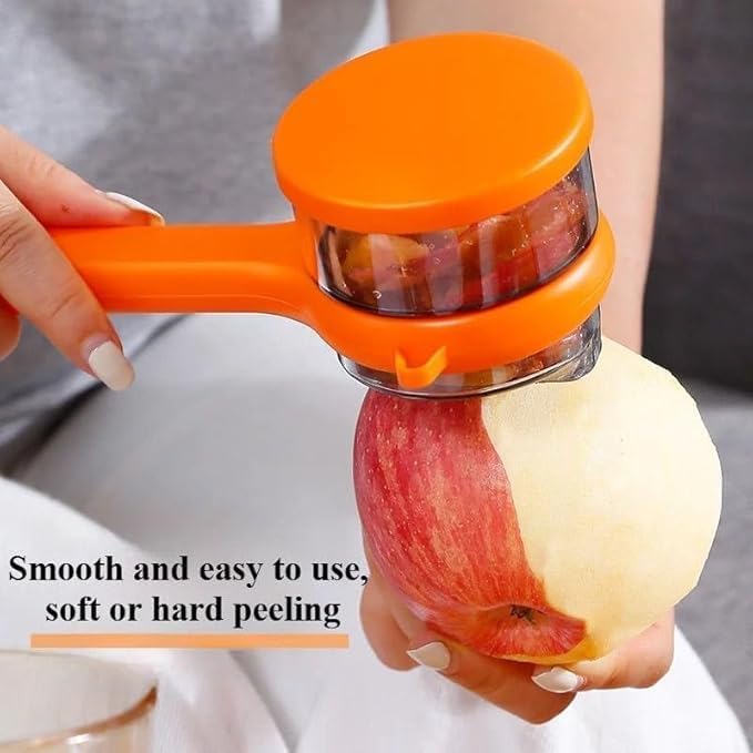 LYAWA Vegetable & Fruit Peeler with Storage Box | Multi-Purpose Kitchen Peeler for Potato, Carrot, Apple & More | Handy Kitchen Tool with Container for Easy Storage(Multi Colour) - Image 4