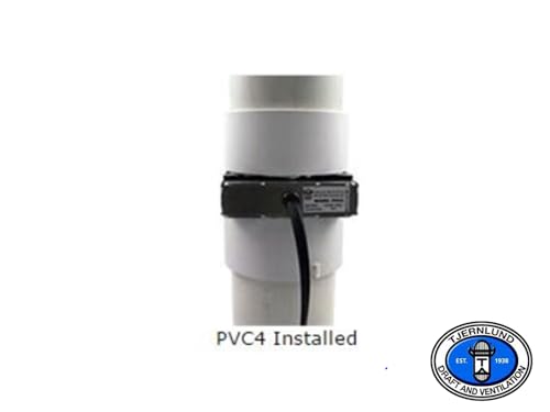 Tjernlund PVC4 Radon Mitigation Fan Model - Exhaust Fan with 6-Ft. Power Cord, Minimal Power Consumption, 4 In. PVC Pipe. Ventilation Fans - Image 3